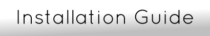 Installation Guide